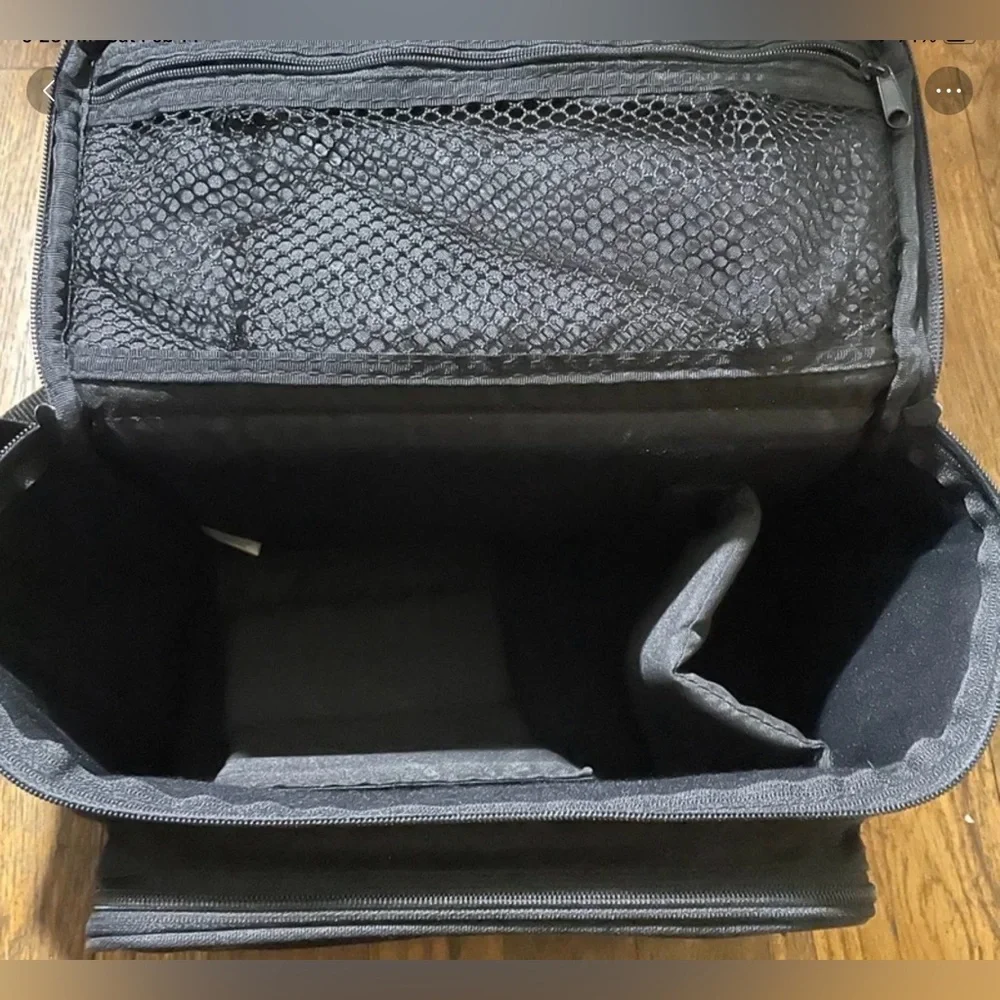 Vintage Vanguard Video Camera Bag Black and Grey